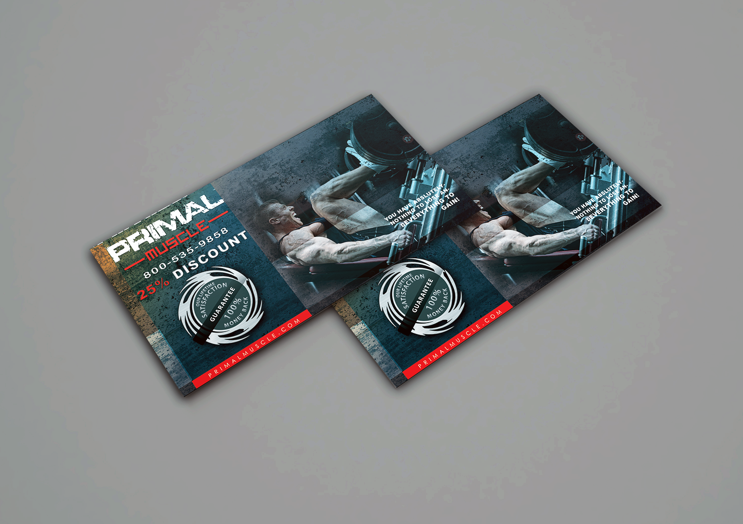 Postcard Design by nafizrahat for Ultimate Fitness Nutrition, Inc. | Design #18395128