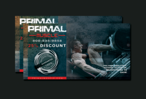 Postcard Design by nafizrahat for Ultimate Fitness Nutrition, Inc. | Design: #18395129