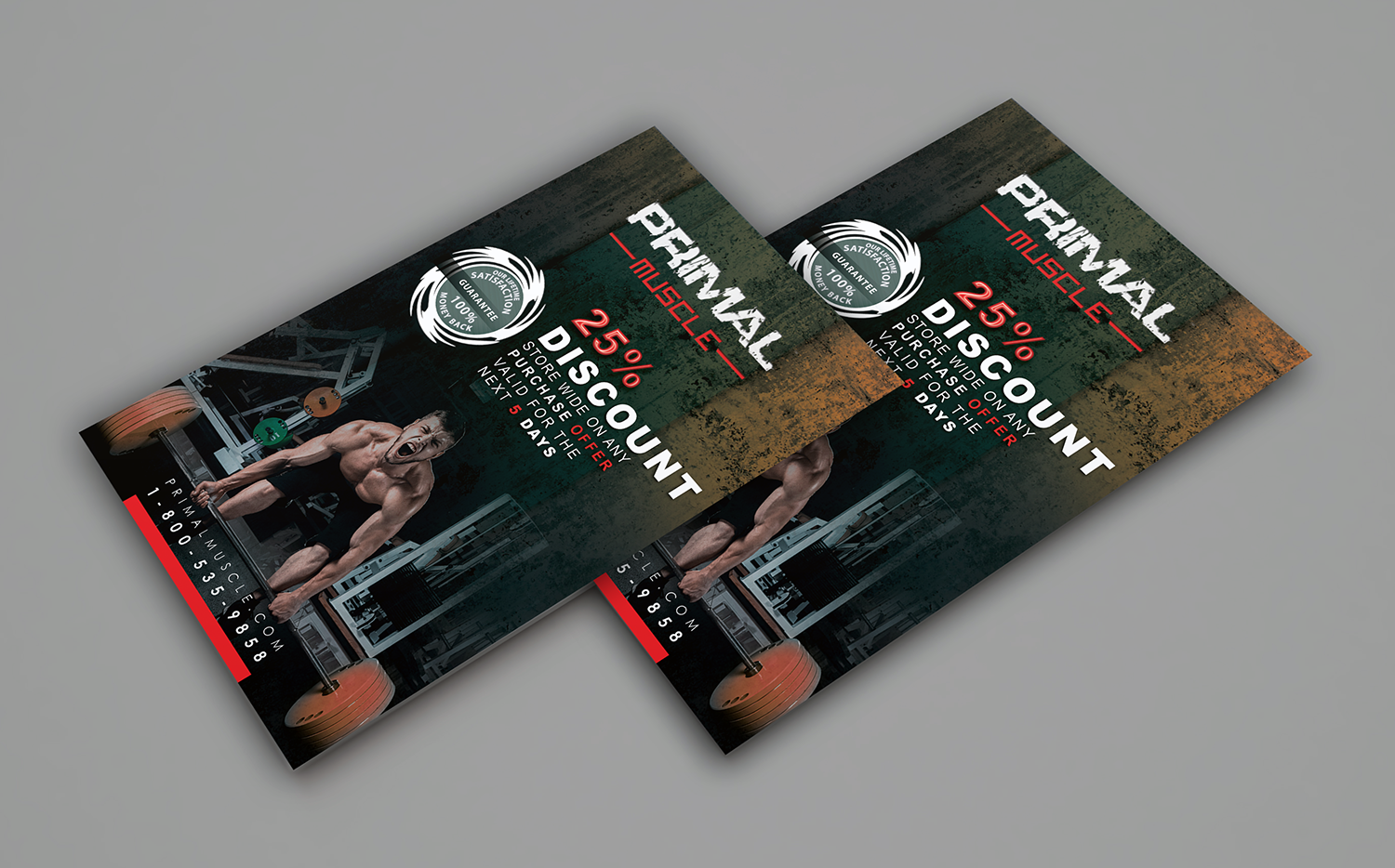 Postcard Design by nafizrahat for Ultimate Fitness Nutrition, Inc. | Design #18405419