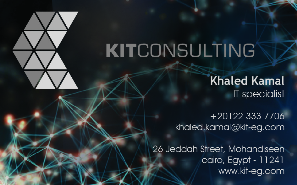 Business Card Design by SANDOSS M for KIT Consulting | Design #18415314
