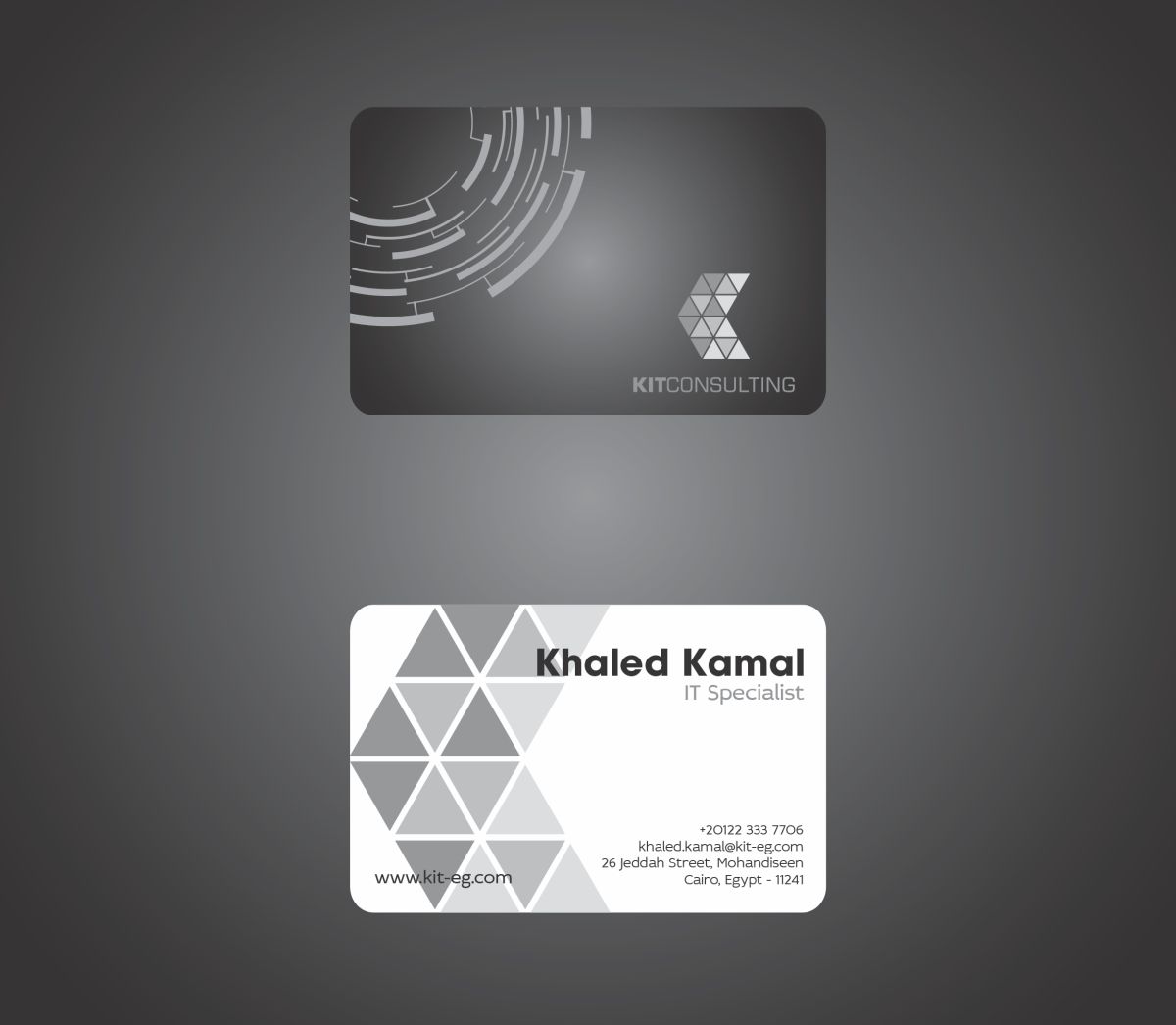 Business Card Design by Fajr. for KIT Consulting | Design #18367725