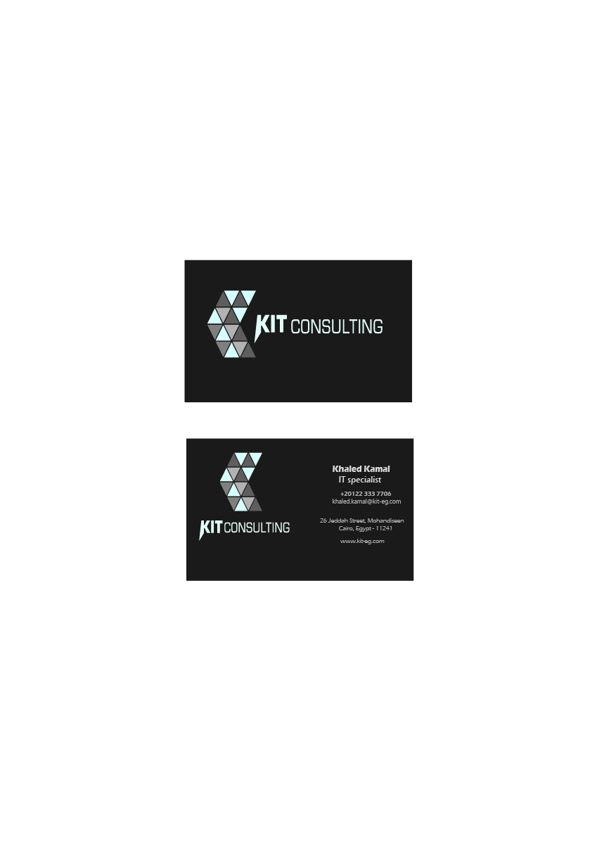 Business Card Design by Shameer32 for KIT Consulting | Design #18356643