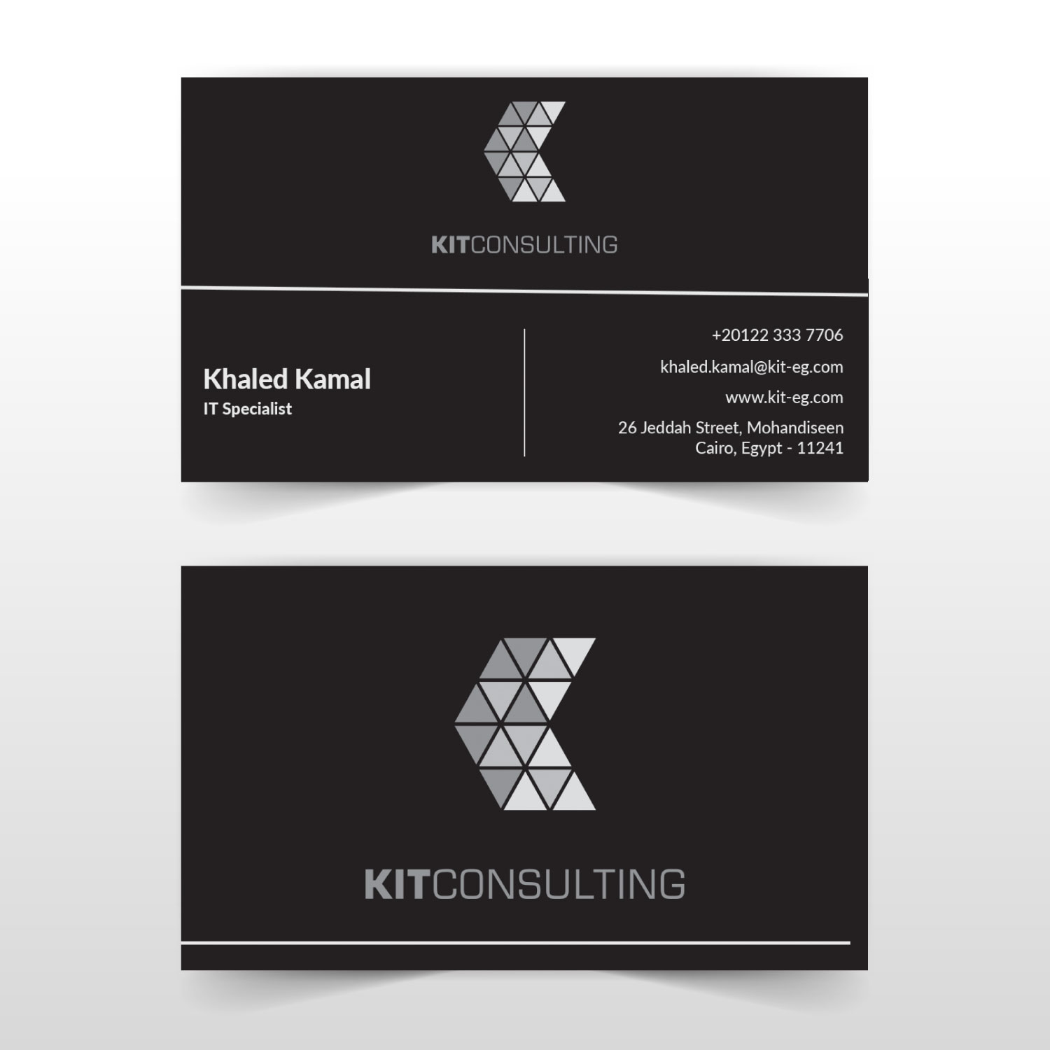 Design de Carte de Visite par Sumon Bala pour KIT Consulting | Design #18348796