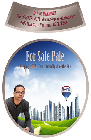 Beer Label/Realtor Promotion | Diseño de Sticker por  Andy Dollinger