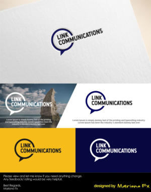 Link Communications | Logo Design by Mariono Fx