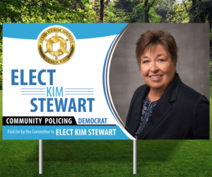 Sheriff Candidate needs a large yard sign | Signage Design by Aurora:)