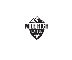 Mile High Cattle | Logo Design by Buck Tornado