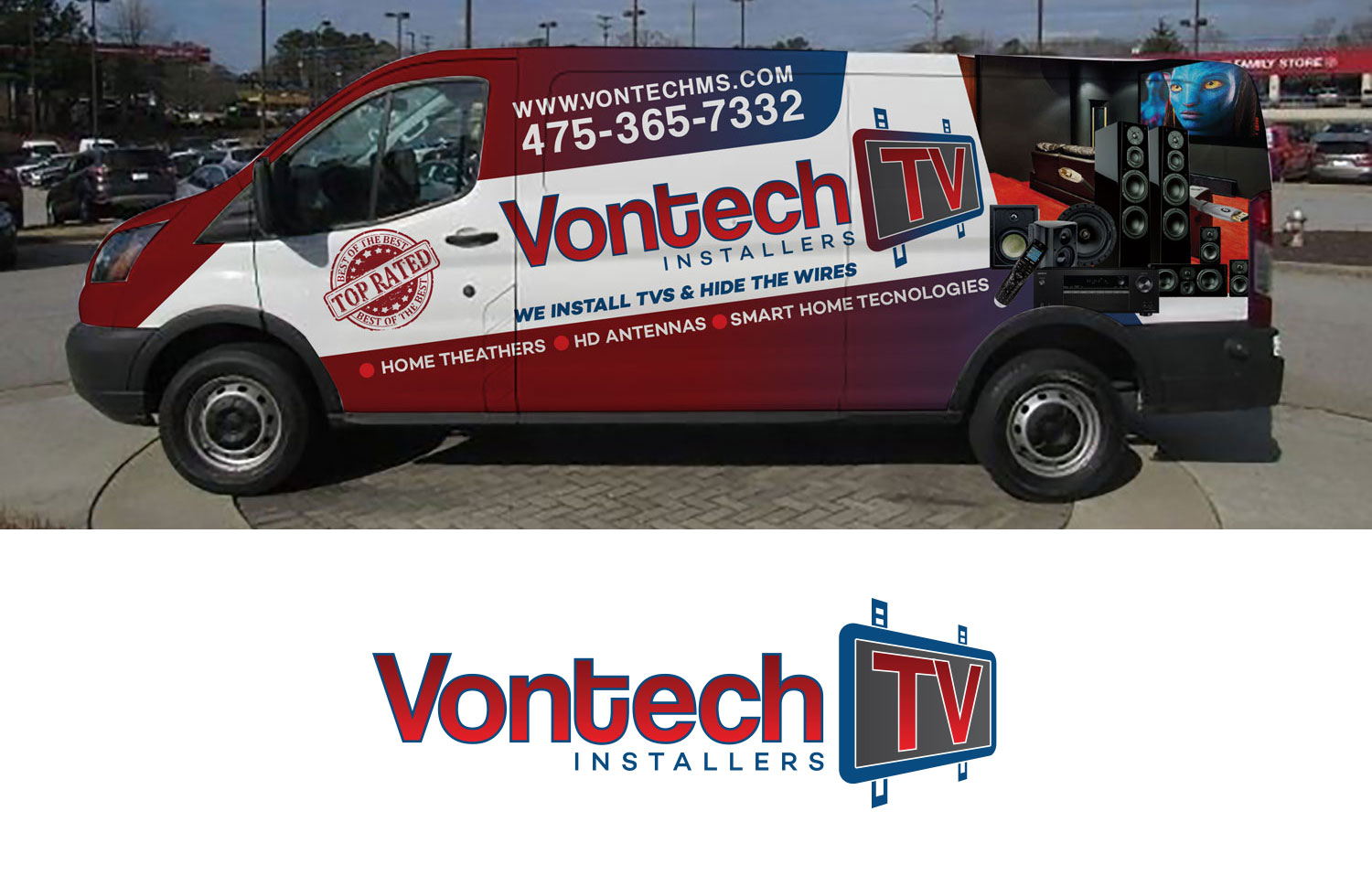 Design de Covering de Véhicule par Impressive Solutions pour Vontech Media Solutions | Design #18418799