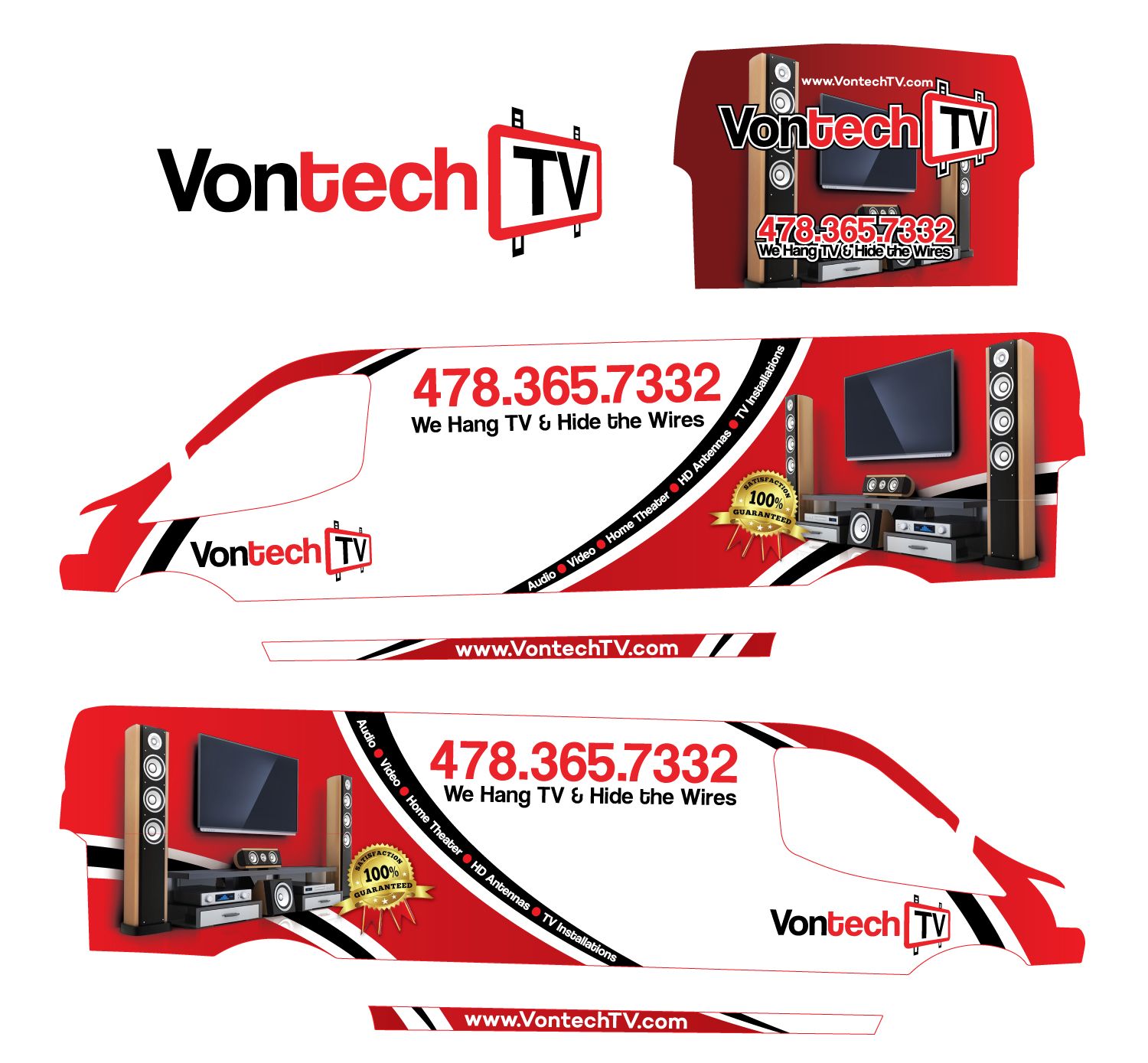 Design de Covering de Véhicule par Impressive Solutions pour Vontech Media Solutions | Design #18572491