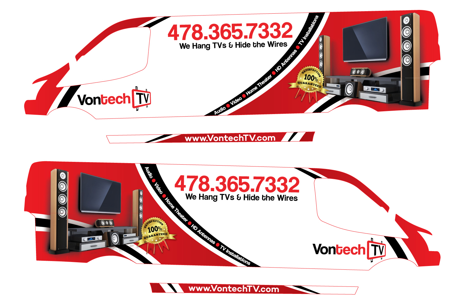 Design de Covering de Véhicule par Impressive Solutions pour Vontech Media Solutions | Design #18573987