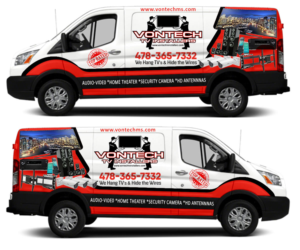 Car Wrap Design by The Faisal for Vontech Media Solutions | Design: #18419044