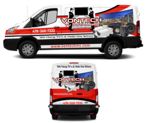 Car Wrap Design by The Faisal for Vontech Media Solutions | Design: #18419944