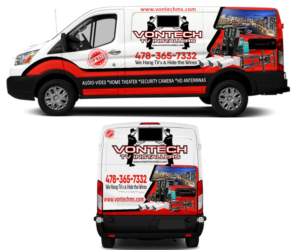 Vontech TV Installers  | Car Wrap-Design von The Faisal