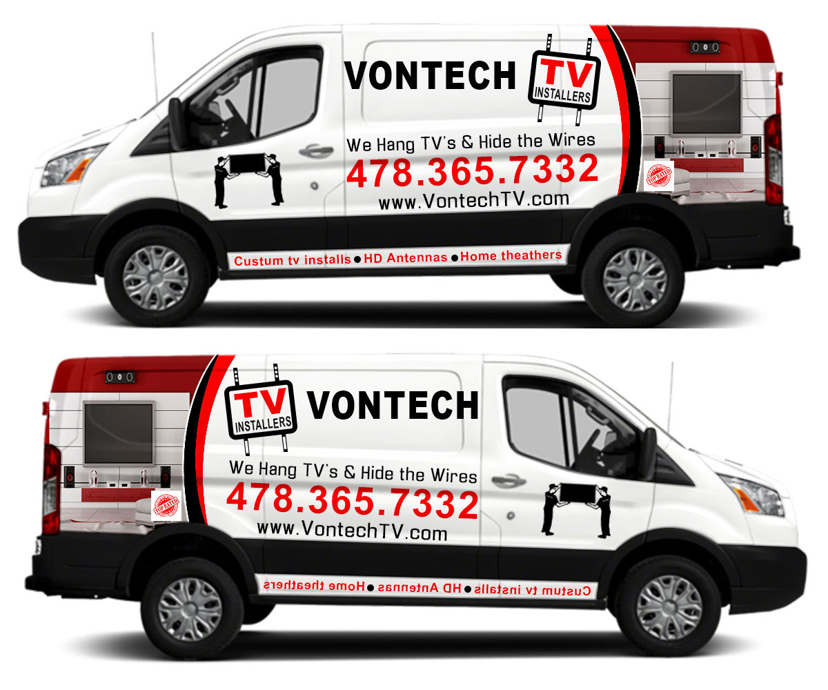 Car Wrap Design by The Faisal for Vontech Media Solutions | Design #18444263