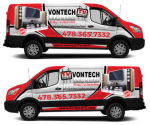 Car Wrap Design by The Faisal for Vontech Media Solutions | Design: #18504135