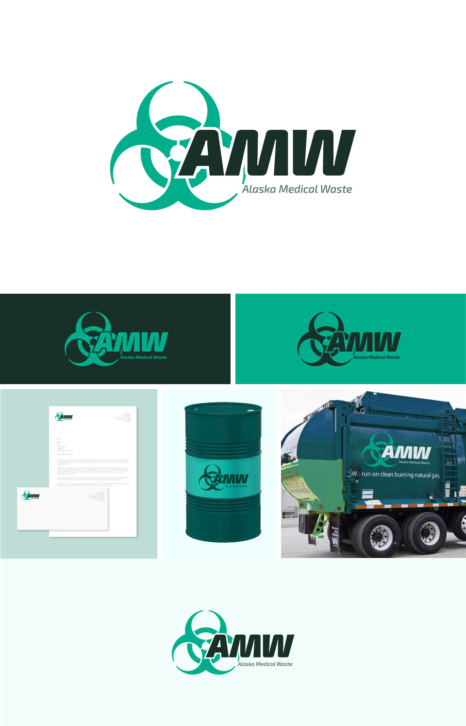 Diseño de Logo por Ronelogo para Alaska Medical Waste, LLC | Diseño #18418587