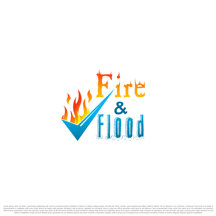 Logo Design by DesignDUO for Fire and Flood emergency services  | Design #18470413