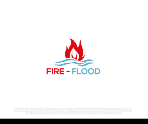 Diseño de Logo por S Creation para Fire and Flood emergency services  | Diseño: #18408336