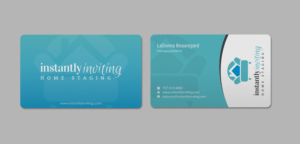 Business Card Design by INDIAN_Ashok for Instantly Inviting Home Staging Solutions | Design: #18343239