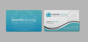 Design de Carte de Visite par INDIAN_Ashok pour Instantly Inviting Home Staging Solutions | Design : #18343241
