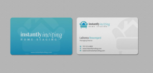 Design de Carte de Visite par INDIAN_Ashok pour Instantly Inviting Home Staging Solutions | Design : #18343244