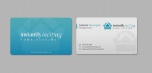 Design de Carte de Visite par INDIAN_Ashok pour Instantly Inviting Home Staging Solutions | Design : #18343245