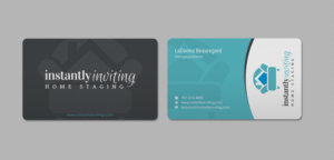 Design de Carte de Visite par INDIAN_Ashok pour Instantly Inviting Home Staging Solutions | Design : #18343250