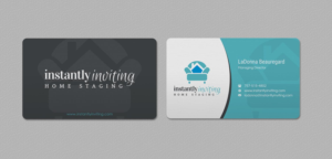 Design de Carte de Visite par INDIAN_Ashok pour Instantly Inviting Home Staging Solutions | Design : #18343251