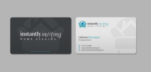 Design de Carte de Visite par INDIAN_Ashok pour Instantly Inviting Home Staging Solutions | Design : #18343255