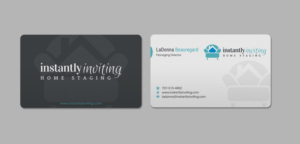 Design de Carte de Visite par INDIAN_Ashok pour Instantly Inviting Home Staging Solutions | Design : #18343256
