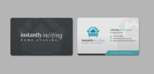 Design de Carte de Visite par INDIAN_Ashok pour Instantly Inviting Home Staging Solutions | Design : #18343258