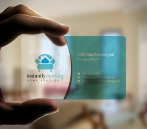 Design de Carte de Visite par INDIAN_Ashok pour Instantly Inviting Home Staging Solutions | Design : #18343264