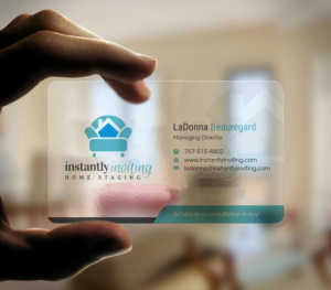 Design de Carte de Visite par INDIAN_Ashok pour Instantly Inviting Home Staging Solutions | Design : #18343267