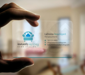 Design de Carte de Visite par INDIAN_Ashok pour Instantly Inviting Home Staging Solutions | Design : #18343268
