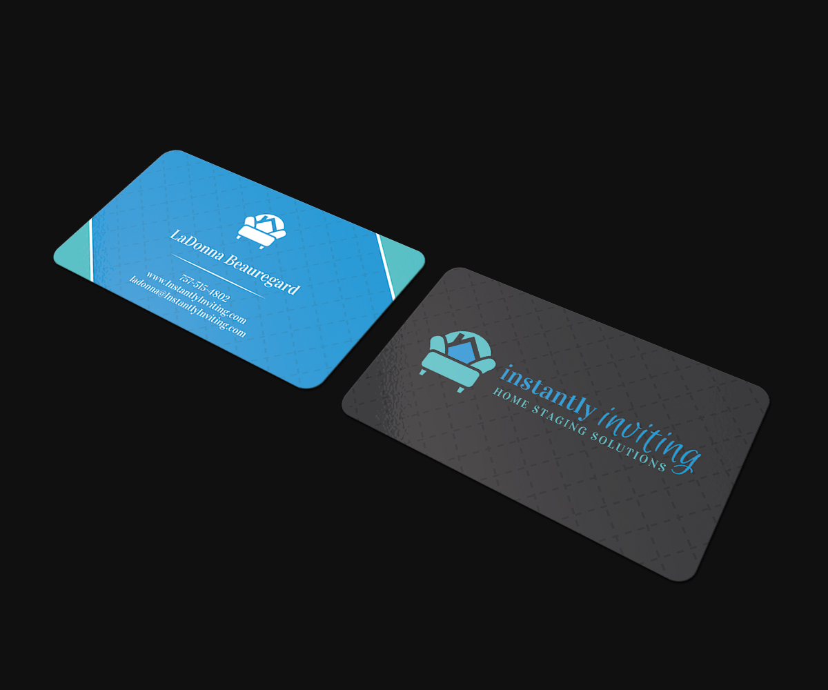 Business Card Design by JK18 for Instantly Inviting Home Staging Solutions | Design #18365598