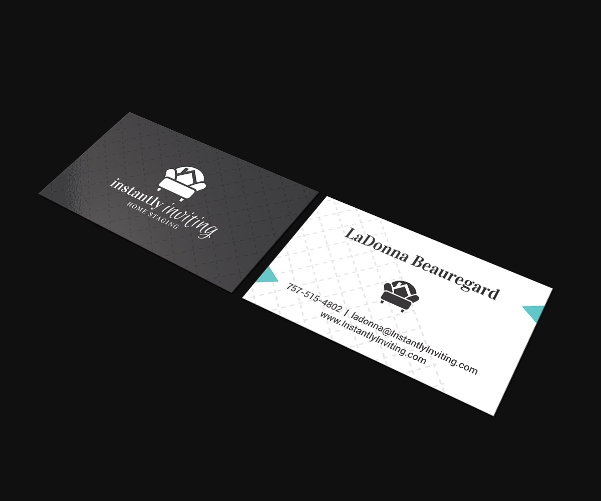 Design de Carte de Visite par JK18 pour Instantly Inviting Home Staging Solutions | Design #18396777