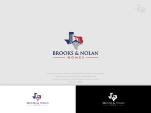 Brooks and Nolan Homes | Logo Design by Kejo87