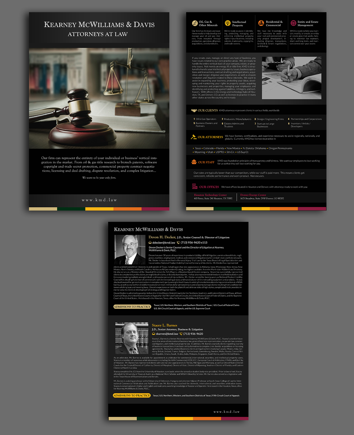 Flyer Design by hih7 for Bibby, McWilliams, and Kearney, PLLC | Design: #18350372