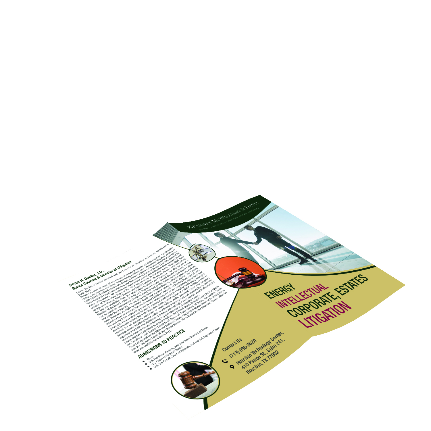 Flyer Design by creative.bugs for Bibby, McWilliams, and Kearney, PLLC | Design #18351447