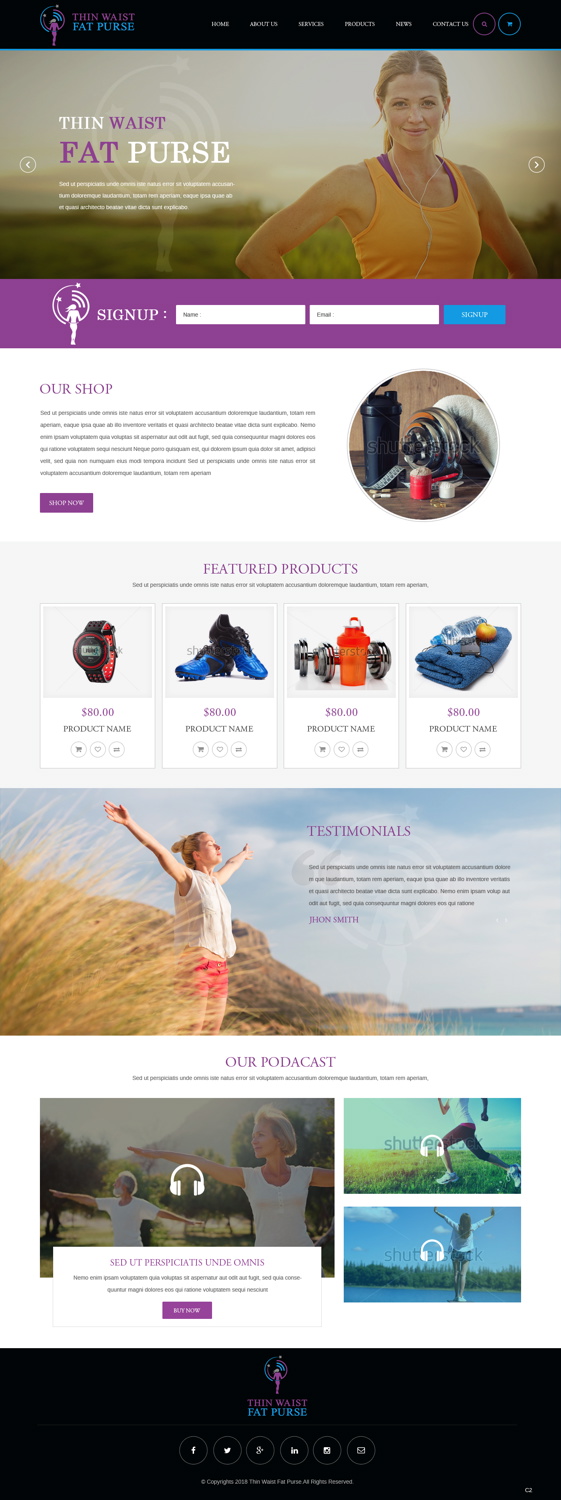 Wordpress Design by pb for this project | Design #18354267