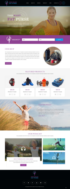 Wordpress Design by pb for this project | Design: #18354267