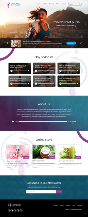 Wordpress Design by pb for this project | Design: #18354270