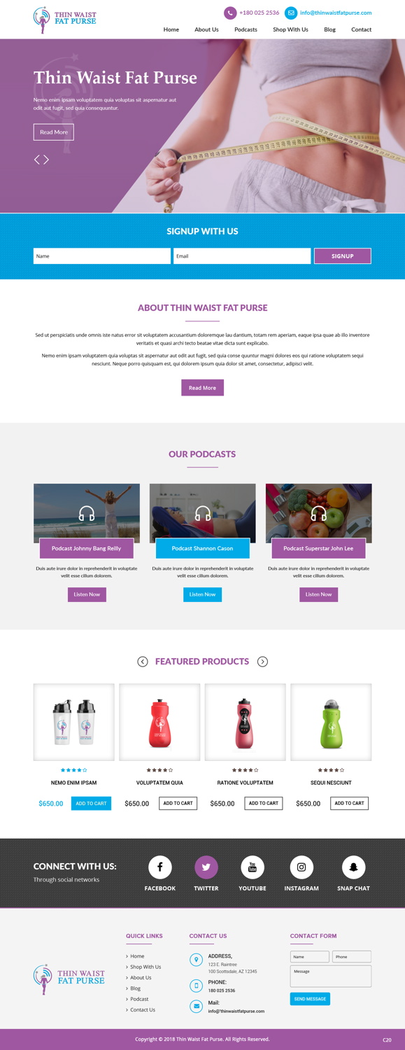Wordpress Design by pb for this project | Design #18354309