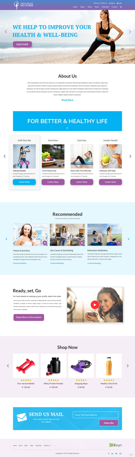 Wordpress Design by pb for this project | Design #18354316