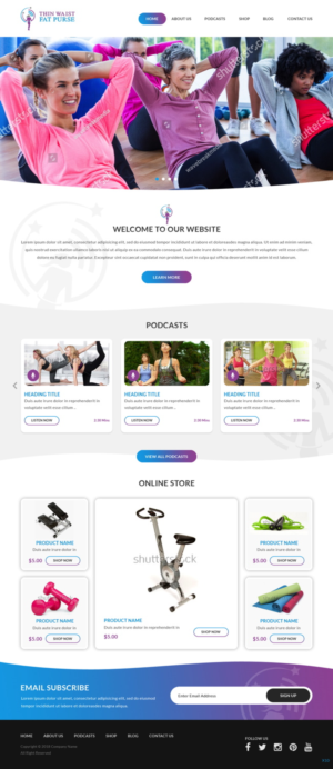 Wordpress Design by pb for this project | Design: #18354317