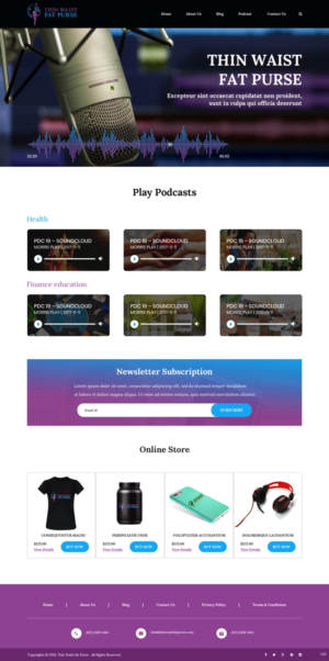 WordPress-Design von pb für dieses Projekt | Design: #18372419