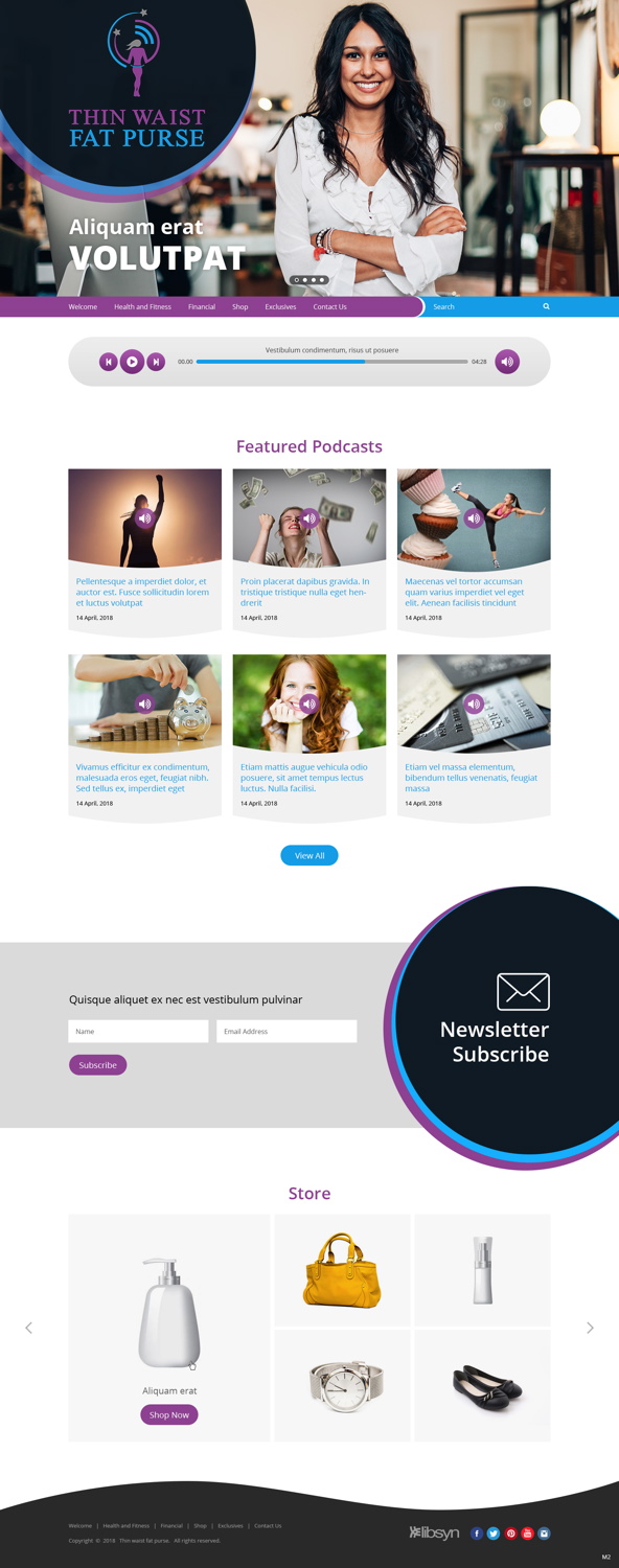 Wordpress Design by pb for this project | Design #18372427