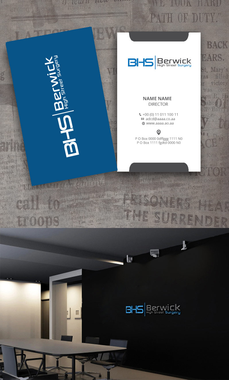 Logo Design by zebronicgraphic for Berwick High Street Surgery | Design #18508737