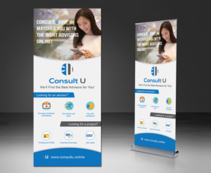 Pull Up Banner Design 85cm X200cm | Design de Panneau par alex989