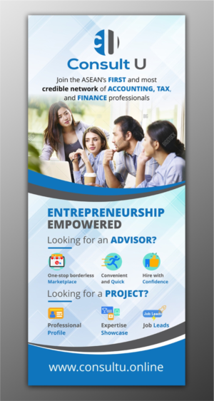 Pull Up Banner Design 85cm X200cm | Design de Panneau par OwnDesign